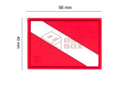 JTG Diver Down Flag Rubber Patch Multicolor - obrazek 5