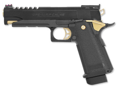 TM GBB gas pistol Hi-Capa 5.1 Gold Match - Black/Gold