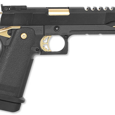 Alternative view of TM GBB gas pistol Hi-Capa 5.1 Gold Match - Black/Gold