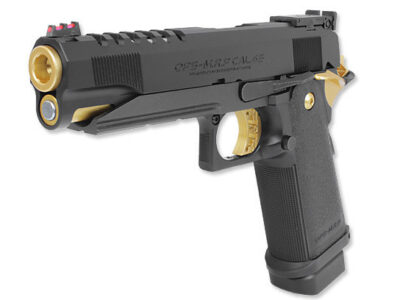 TM GBB gas pistol Hi-Capa 5.1 Gold Match - Black/Gold - obrazek 3
