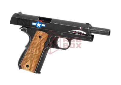 AW Custom Auto Ordnance 1911 Squadron Full Metal GBB - obrazek 3
