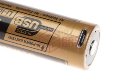 Clawgear 18650 Battery 3.7V 2600mAh Micro-USB - obrazek 3