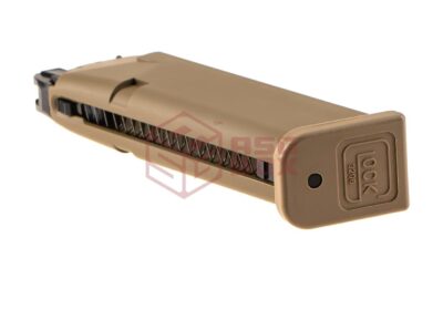 Glock Magazine for Glock 19X Metal Version GBB Tan - obrazek 4