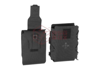Warrior Laser Cut Large Horizontal Individual First Aid Kit Pouch Black - obrazek 3