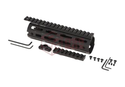 Leapers AR-15 7.2 Inch Super Slim Drop In Handguard M-LOK Black - obrazek 6