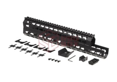 Leapers AK 13.5 Inch Super Slim Keymod Handguard CN Black - obrazek 5