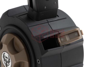 HFC Drum Mag M9 Models GBB 200rds Black - obrazek 5
