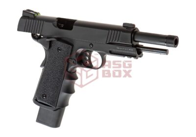 Army Armament M1911 Extended Full Metal GBB Black - obrazek 3