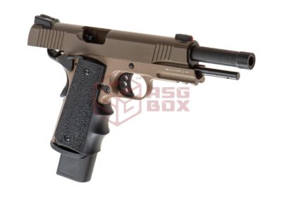 Army Armament M1911 Extended Full Metal GBB Desert - obrazek 3