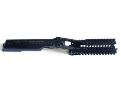 5KU B-33 AK RIS Aluminum Dust Cover - Black - obrazek 4