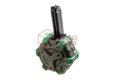 WE Drum Mag WE17 / G-Force 17 GBB 350rds Green - obrazek 3