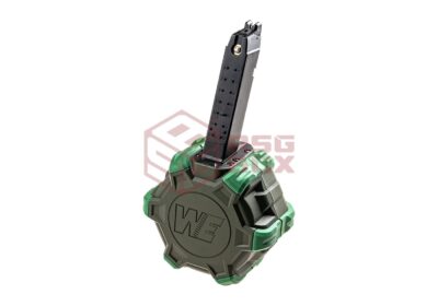 WE Drum Mag WE17 / G-Force 17 GBB 350rds Green - obrazek 4