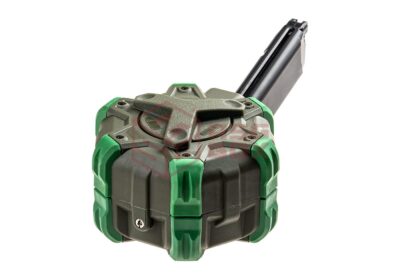 WE Drum Mag WE17 / G-Force 17 GBB 350rds Green - obrazek 5