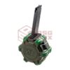 WE Drum Mag M1911 GBB 350rds Green OD-TM-11128720000 40315 asgbox.pl