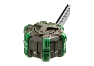 WE Drum Mag M1911 GBB 350rds Green - obrazek 5