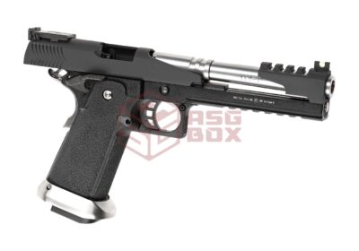 WE Hi-Capa 6 T-Rex Customs Titanium Barrel Full Metal GBB Black - obrazek 3