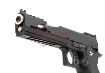 WE Hi-Capa 6 T-Rex Customs Titanium Barrel Full Metal GBB Black - obrazek 4