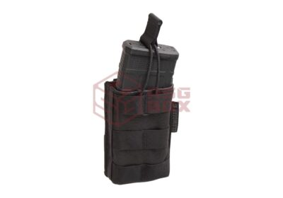 Clawgear 5.56mm Open Single Mag Pouch Core Black - obrazek 4