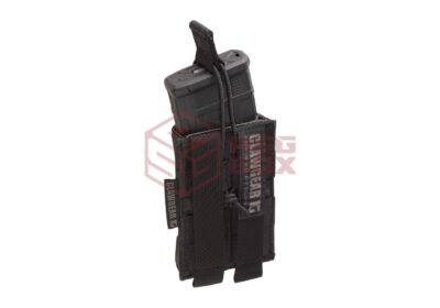 Clawgear 5.56mm Open Single Mag Pouch Core Black - obrazek 5