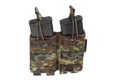 Clawgear 5.56mm Open Double Mag Pouch Core Flecktarn - obrazek 4