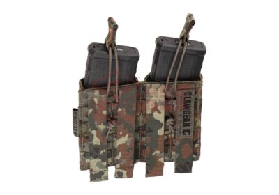 Clawgear 5.56mm Open Double Mag Pouch Core Flecktarn - obrazek 5