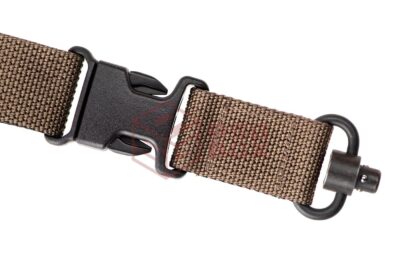 Clawgear Sniper Rifle Sling Padded QD Swivel Coyote - obrazek 5