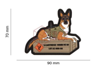 Airsoftology German Shepard Tactical Dog Patch - obrazek 5