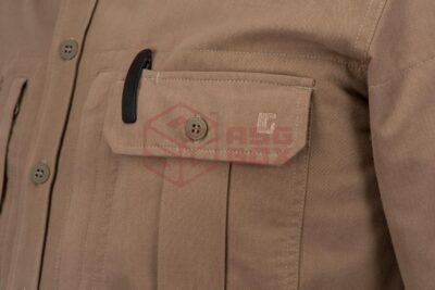 Clawgear Picea Shirt LS Khaki S - obrazek 8