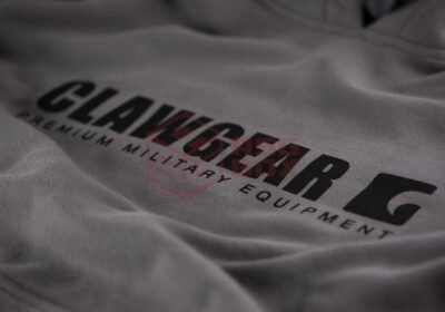 Clawgear CG Logo Hoodie Wolf Grey M - obrazek 6