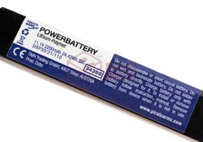 Pirate Arms LiPo 11.1V 2200mAh 20C Split Type T-Plug Black - obrazek 3
