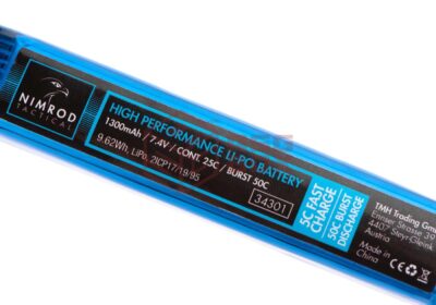 Nimrod Lipo 7.4V 1300mAh 25C  Stock Tube Type - obrazek 3