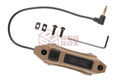 WADSN Tactical Augmented Dual Function Tape Switch 3.5mm Dark Earth - obrazek 5