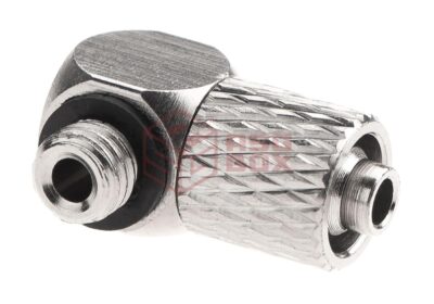EpeS HPA 6mm Hose Coupling with Screwed Catch 90 Degree - Outer M5 Thread - obrazek 5