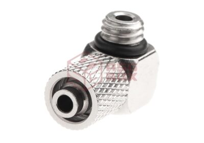 EpeS HPA 6mm Hose Coupling with Screwed Catch 90 Degree - Outer M6 Thread - obrazek 3