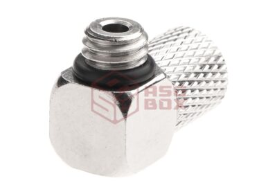 EpeS HPA 6mm Hose Coupling with Screwed Catch 90 Degree - Outer M6 Thread - obrazek 4