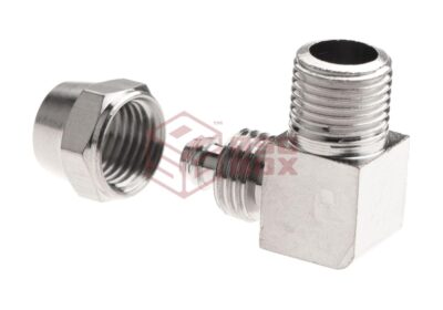 EpeS HPA 6mm Hose Coupling with Screwed Catch 90 Degree - Outer 1/8 NPT - obrazek 4
