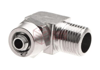 EpeS HPA 6mm Hose Coupling with Screwed Catch 90 Degree - Outer 1/8 NPT - obrazek 5