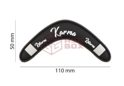 JTG Karma Returns Rubber Patch Black - obrazek 5