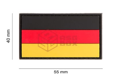 JTG German Flag Blank Rubber Patch Multicolor - obrazek 5