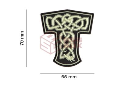 JTG Thors Hammer Dragon Rubber Patch Glow - obrazek 5