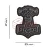 JTG Thors Hammer Rubber Patch Blackops OD-TM-11231406400 35403 asgbox.pl