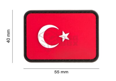 JTG Turkey Flag Rubber Patch Multicolor - obrazek 5