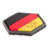 JTG German Flag Hexagon Rubber Patch Multicolor OD-TM-11231950000 35417 asgbox.pl