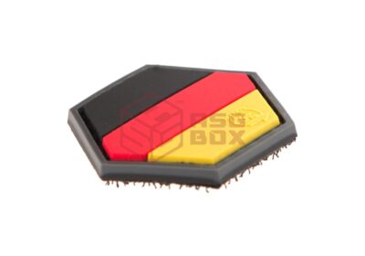 JTG German Flag Hexagon Rubber Patch Multicolor - obrazek 3