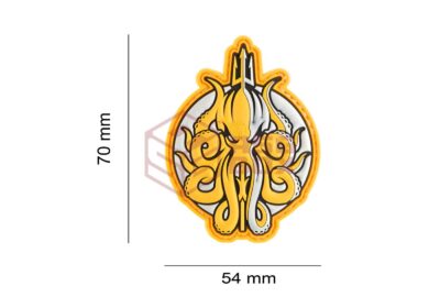 JTG Release the Kraken Rubber Patch Yellow - obrazek 5