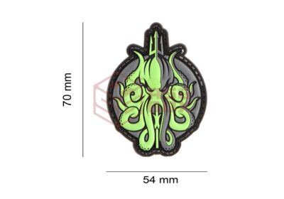 JTG Release the Kraken Rubber Patch Neon Green - obrazek 5