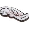 JTG Northman Dragon Ship Head Rubber Patch White OD-TM-11232600100 35431 asgbox.pl