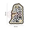 JTG Northman Tribal Dragon Ship Head Rubber Patch Multicolor OD-TM-11232750000 35432 asgbox.pl