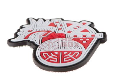 JTG Viking Dragon Ship Head Rubber Patch Multicolor - obrazek 3