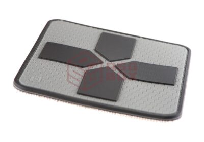 JTG Big Red Cross Medic Rubber Patch Grey - obrazek 3